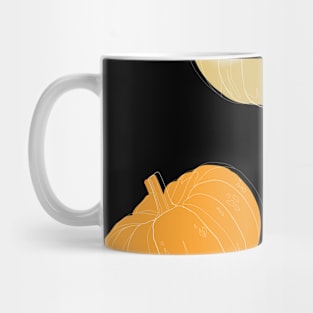 Pattern : Minimalist Fall Pumpkins Mug